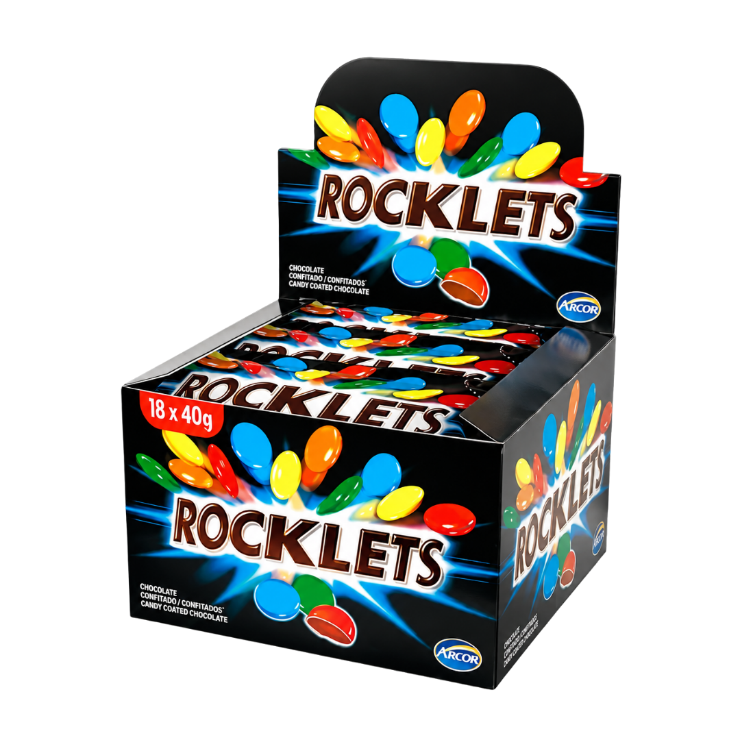 Caja de Rocklets 720 g x 18 Unidades