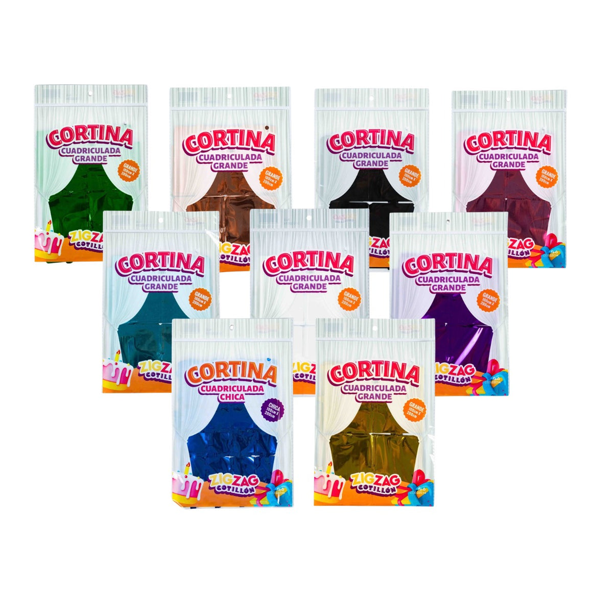 Cortina Cuadriculada Grande