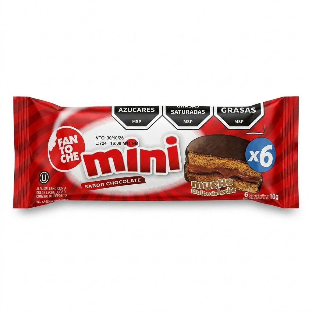 Mini Alfajores Fantoche x6 Chocolate