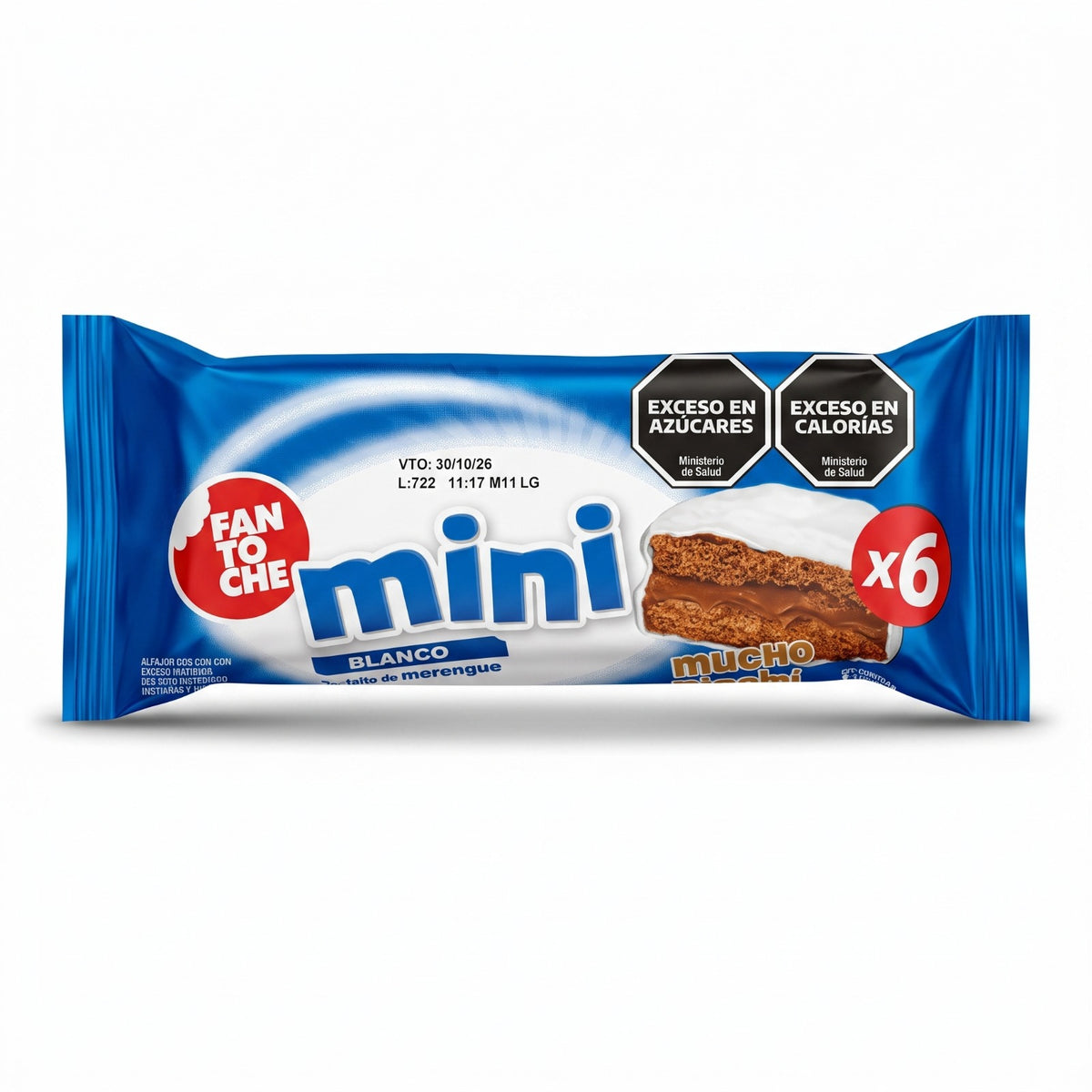 Mini Alfajores Fantoche x6 Blanco