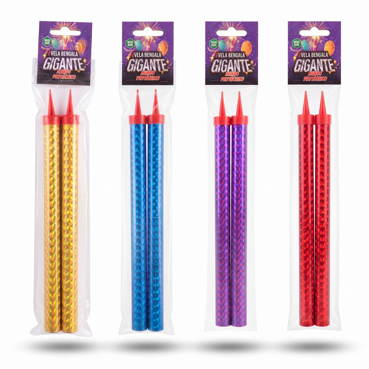 Vela Gigante MUNDO PIROTÉCNICO (Pack x 2)