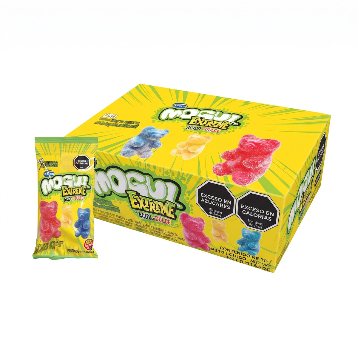 Mogul Extreme Ositos Ácidos 10x50g
