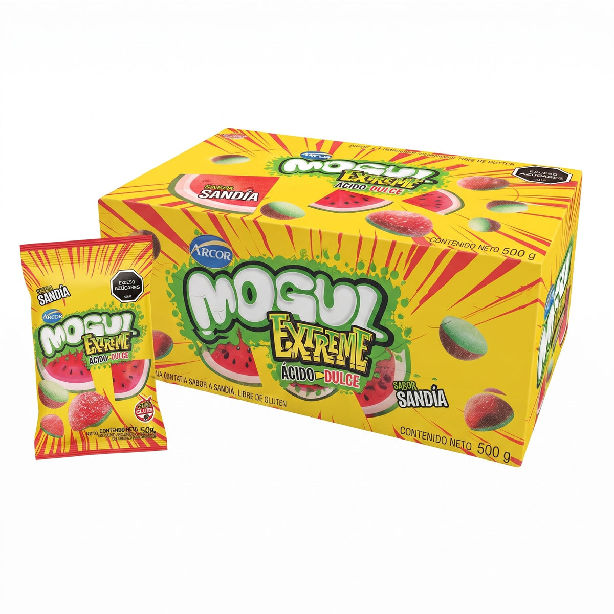 Mogul Extreme Sandia Ácida 10x50g