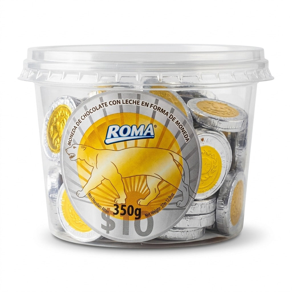 Moneda de Chocolate Roma