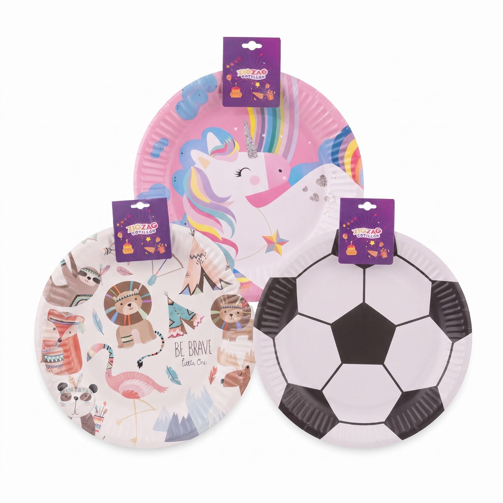 Platos con Diseños (Packx10)