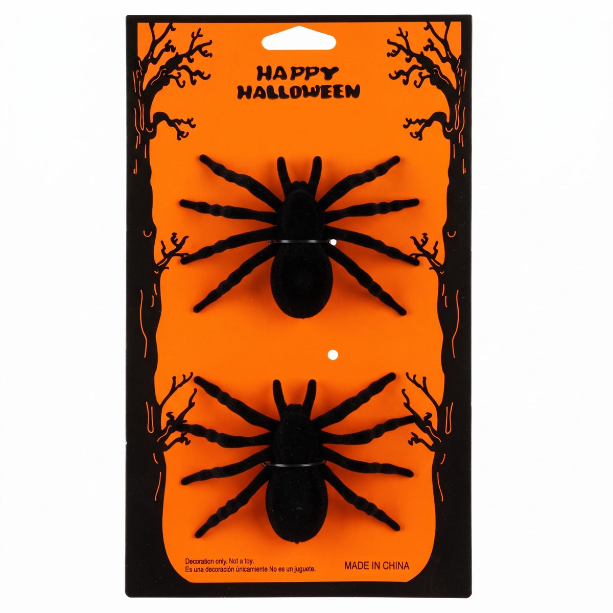 Set Arañas Happy Halloween (Pack x 2)