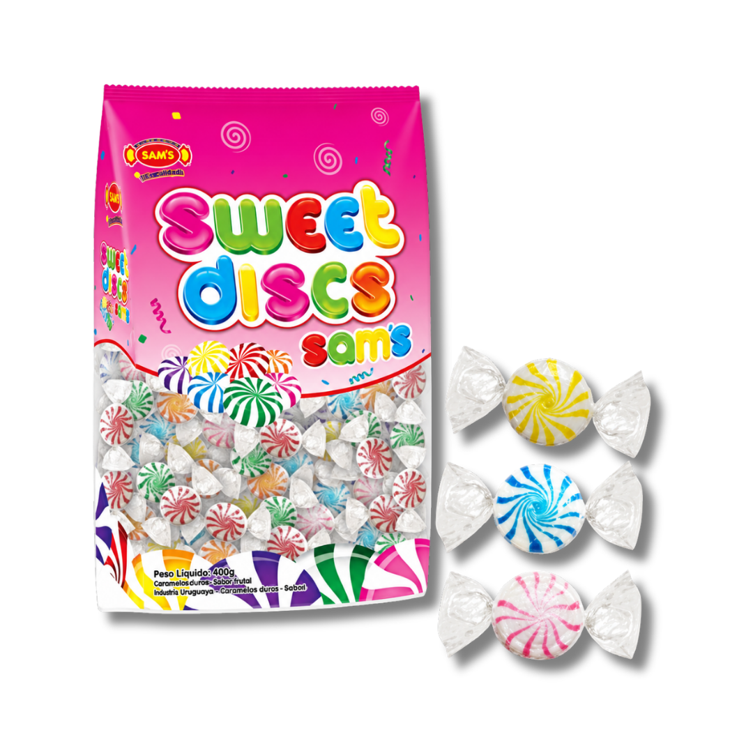 Caramelos Sweet Disc 480 g