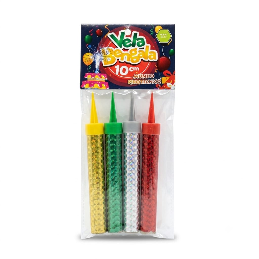 Vela Bengala 10cm (Pack x 4)
