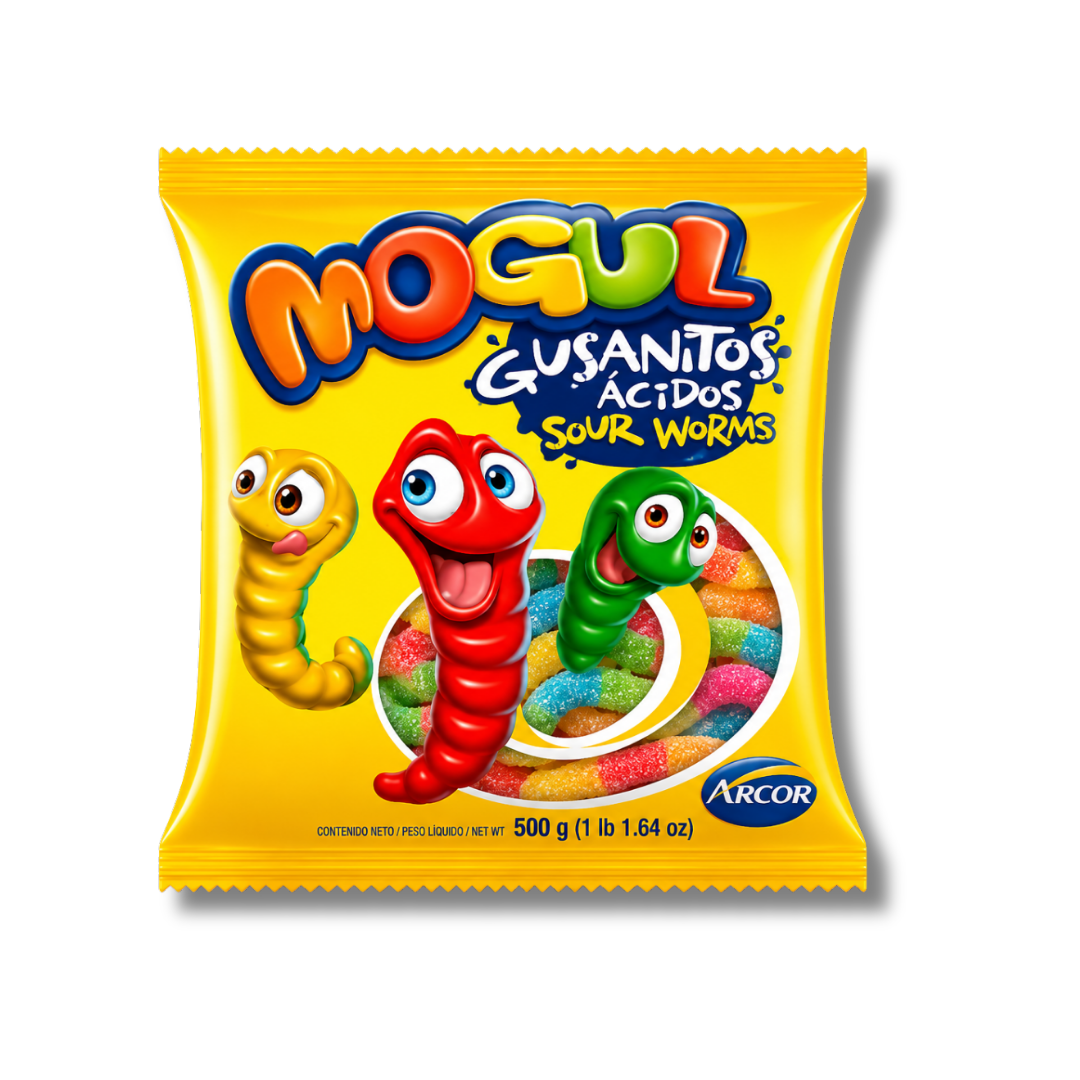 Gusanitos Ácidos Mogul 500 g