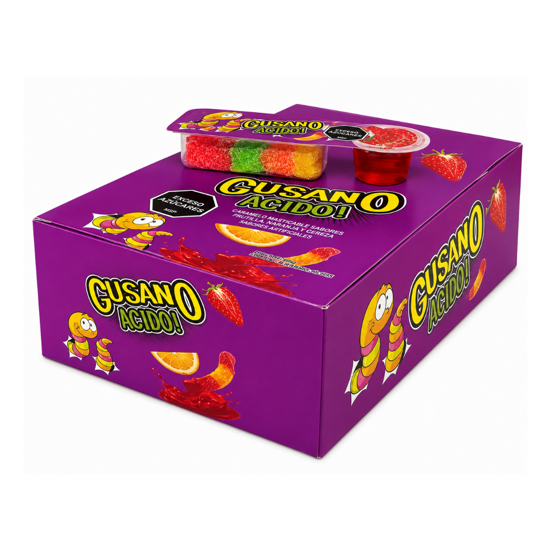 Gusano Ácido con Jalea