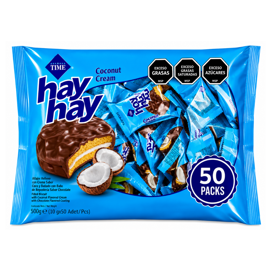 Alfajor Hay Hay 500 g x 50 Unidades