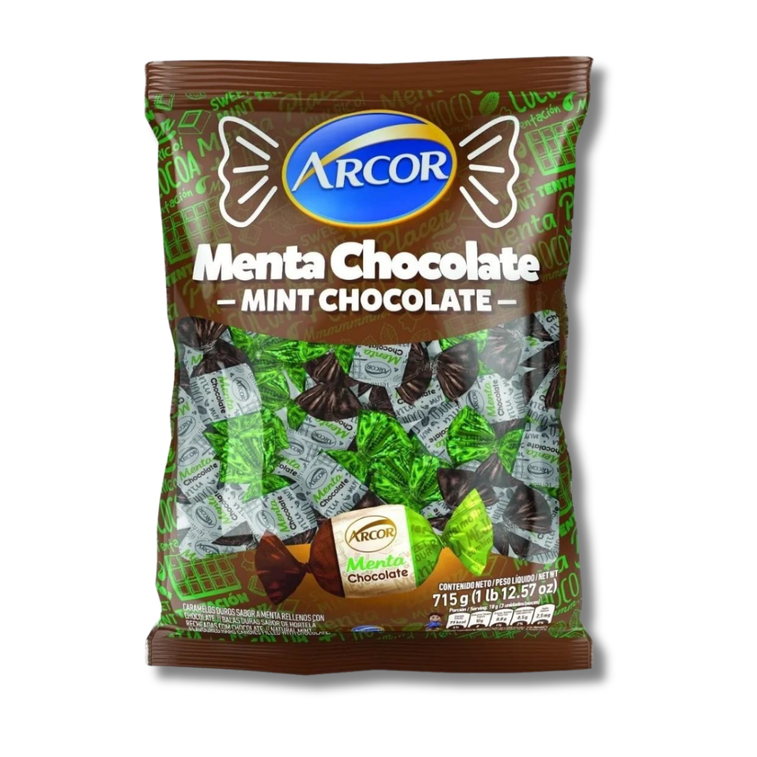 Caramelo Menta Chocolate Arcor 715 g