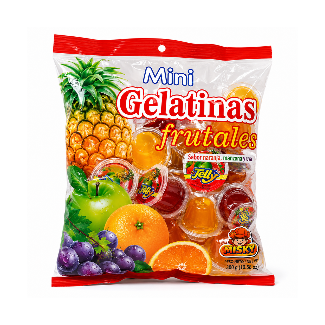 Mini Gelatina 750 g x 50 Unidades