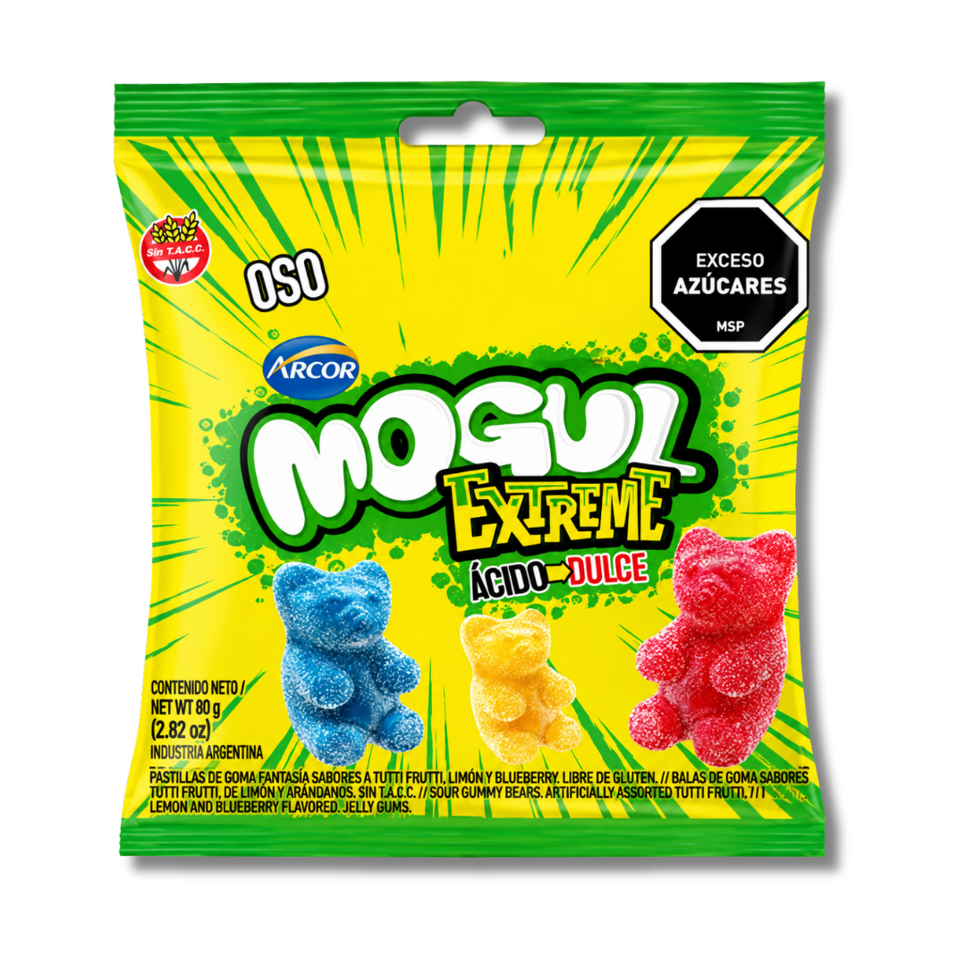 Ositos Ácidos Extreme Mogul 80 g